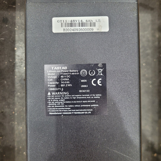 48V 14.4Ah Lithium-ion Battery for GoTrax E-Scooter