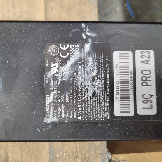 48V 20Ah 960Wh Jetech Lithium-ion Battery