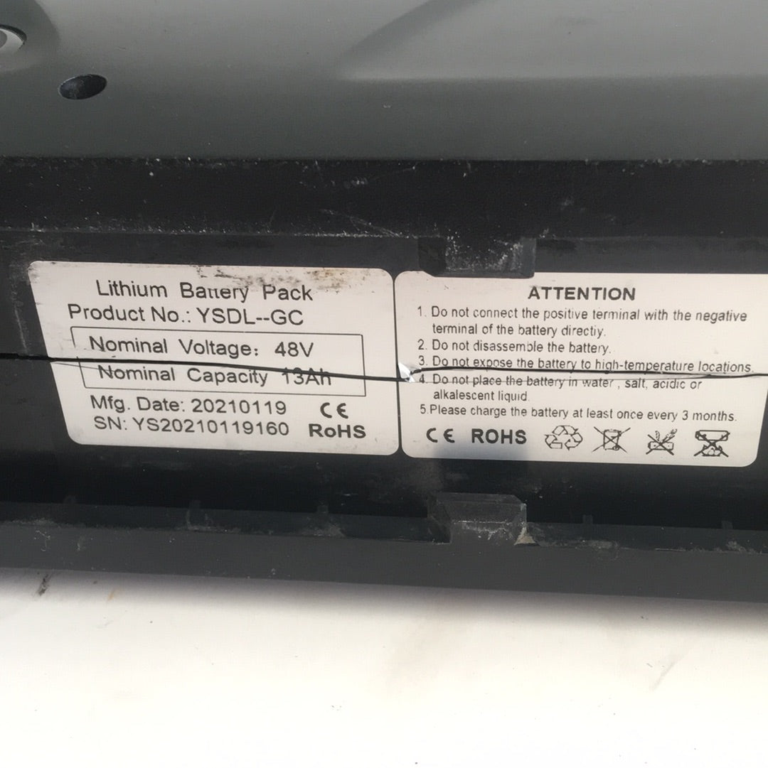 Dillenger 48V 13Ah Ebike battery