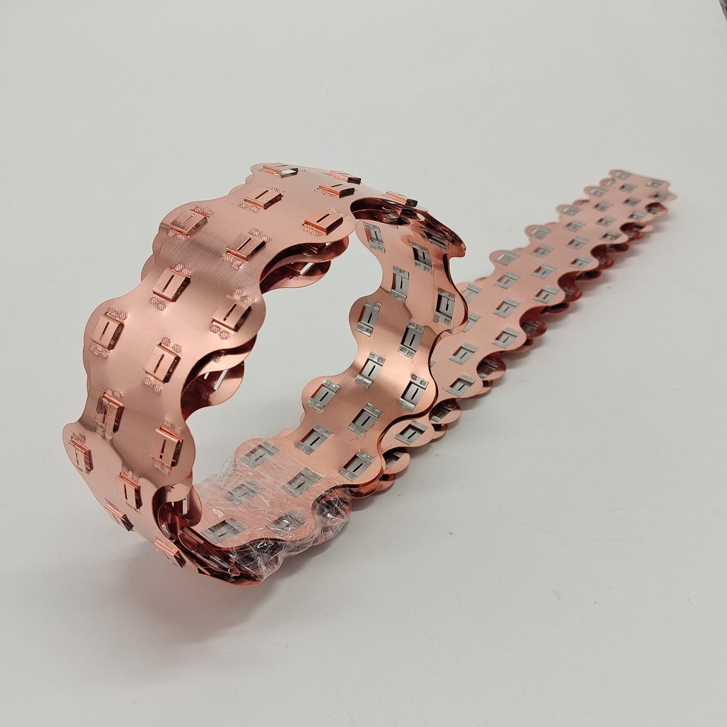 21700 Battery Copper-Nickel Busbar – 2P