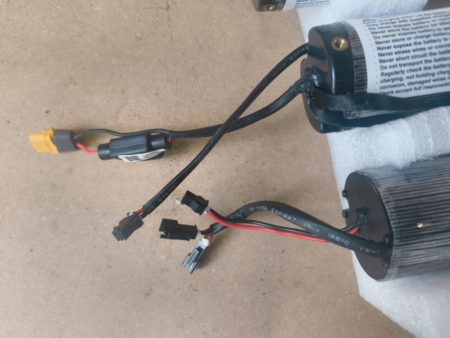 6 pack new 46.8V lithium batteries