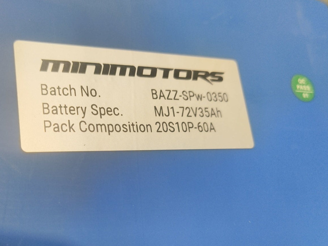 72V 35Ah escooter battery