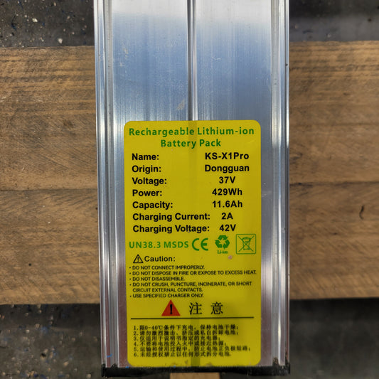 37V 11.6Ah Lithium-ion Battery for KS-X1Pro E-Scooter