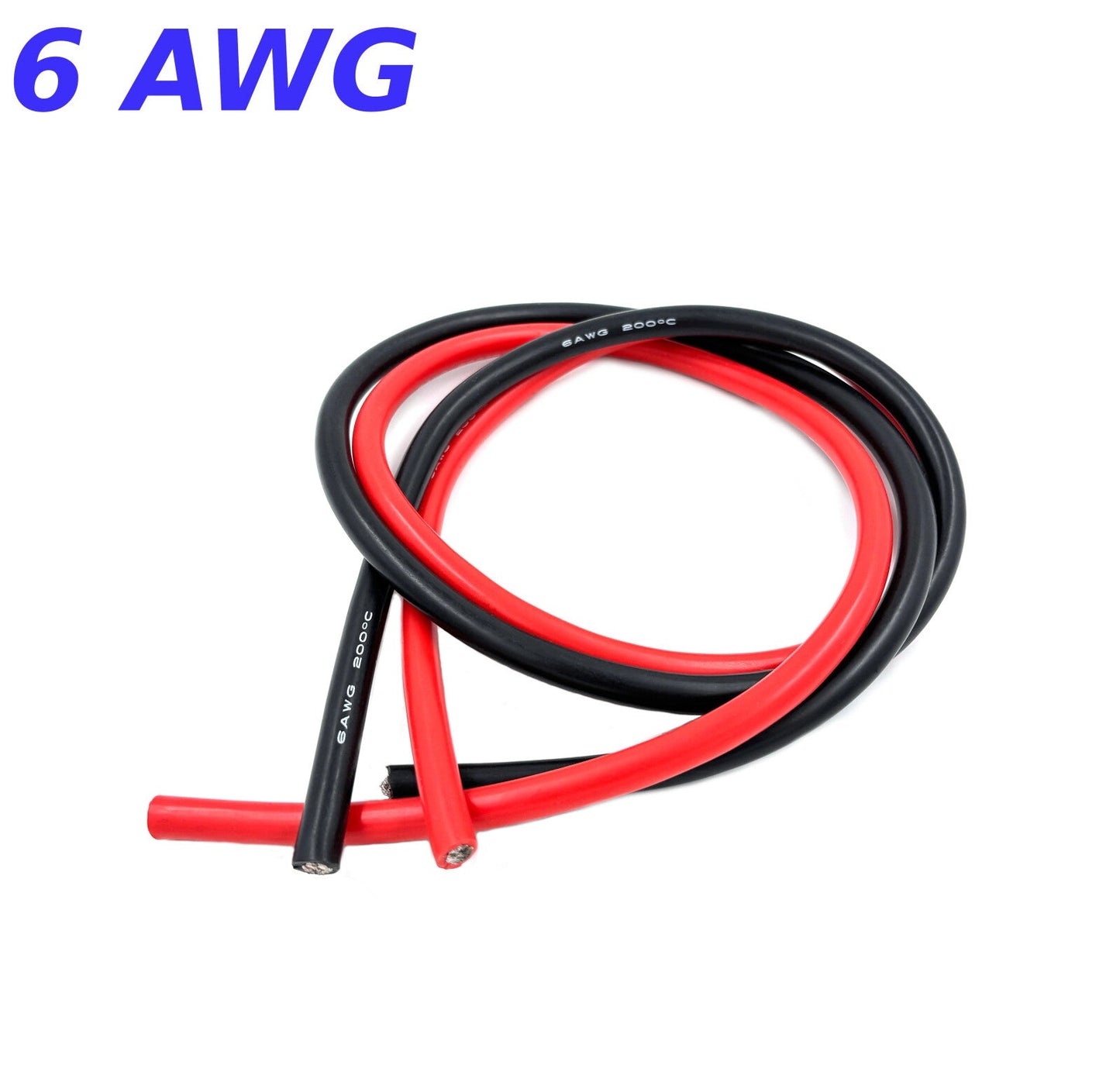 Silicone Covered Cable Wire 6AWG